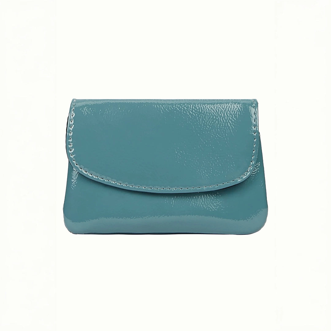 Cartera de Charol Azul