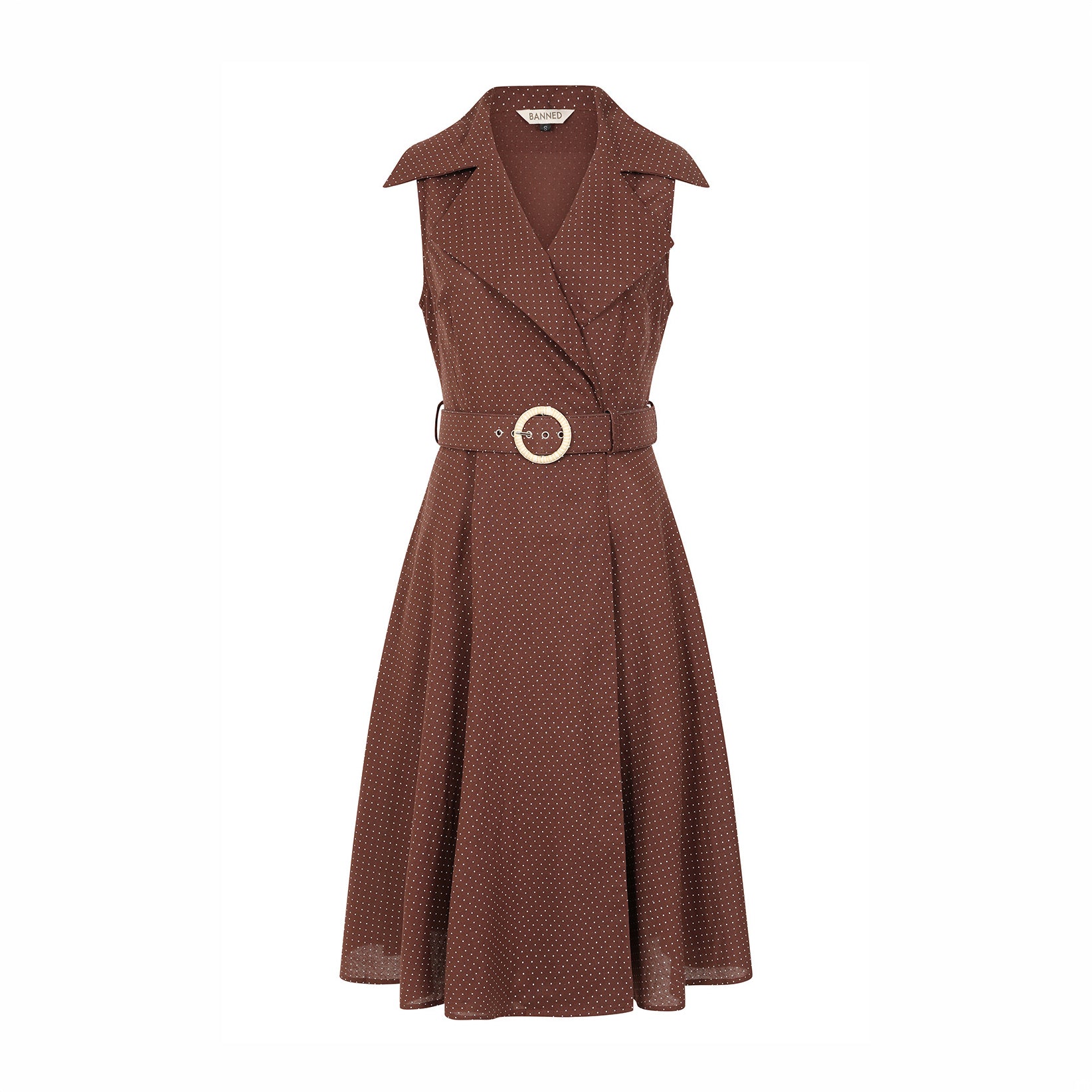 Vestido Sky Polka Wrap