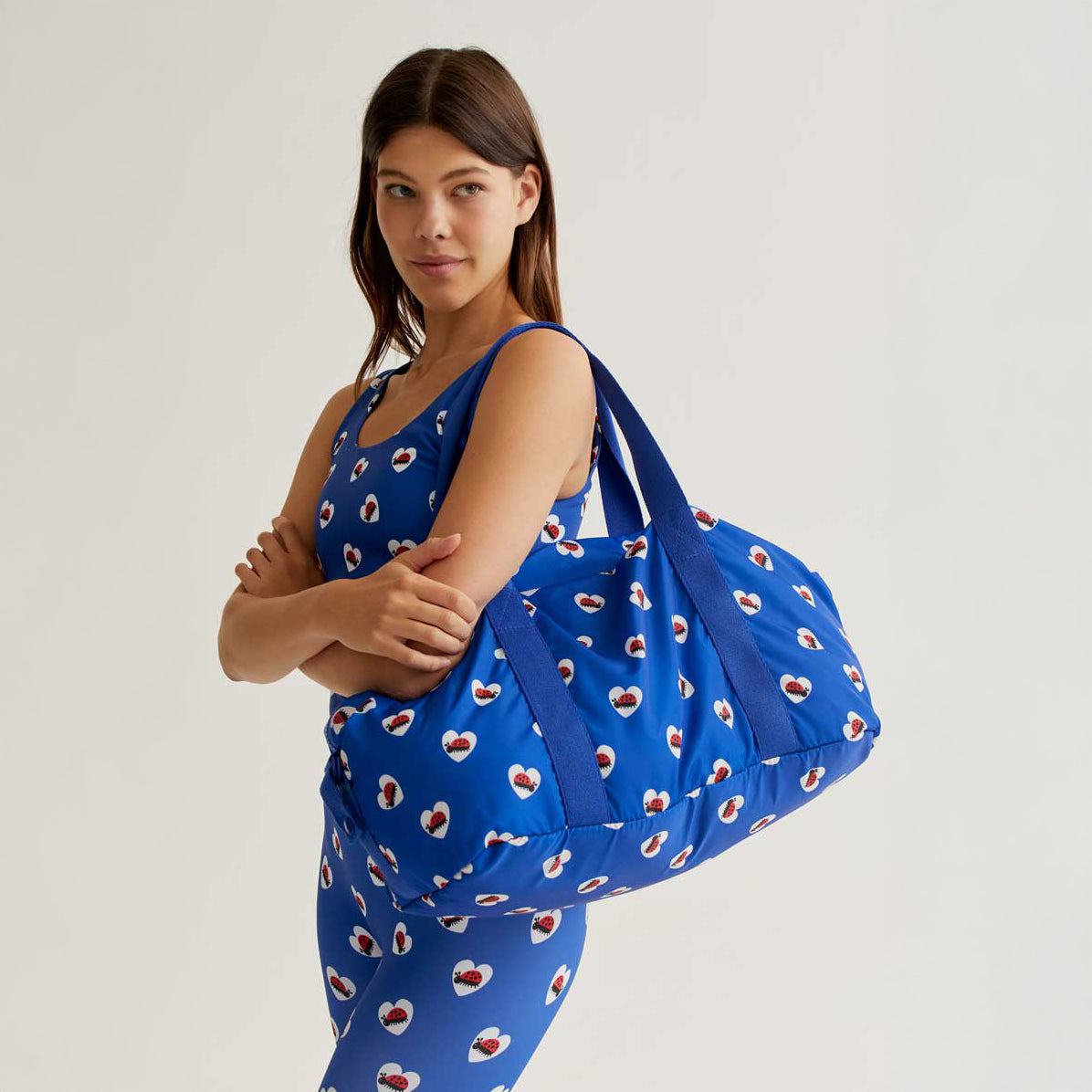 Bolso deportivo con estampado Coccinella