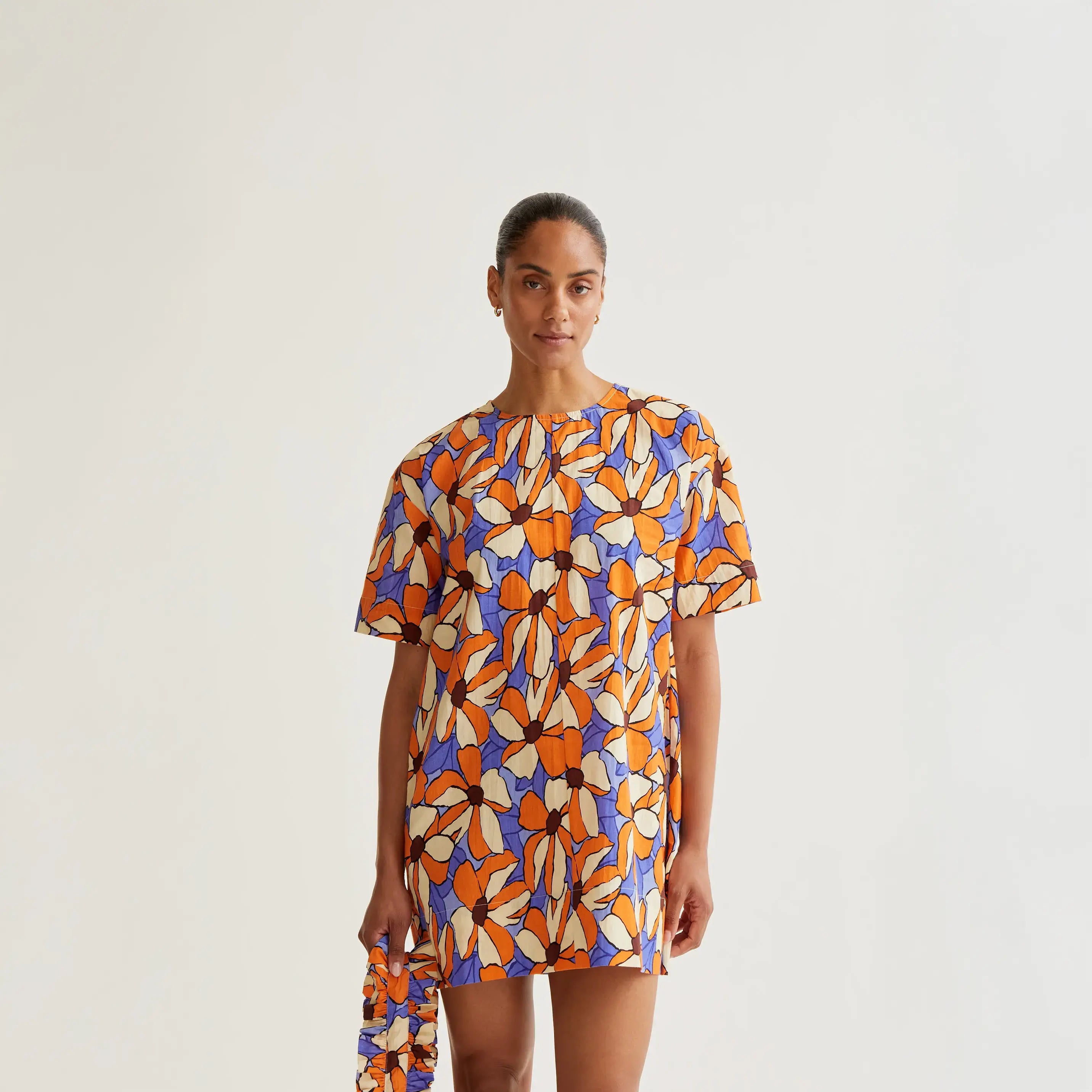 Vestido corto con estampado Marigold