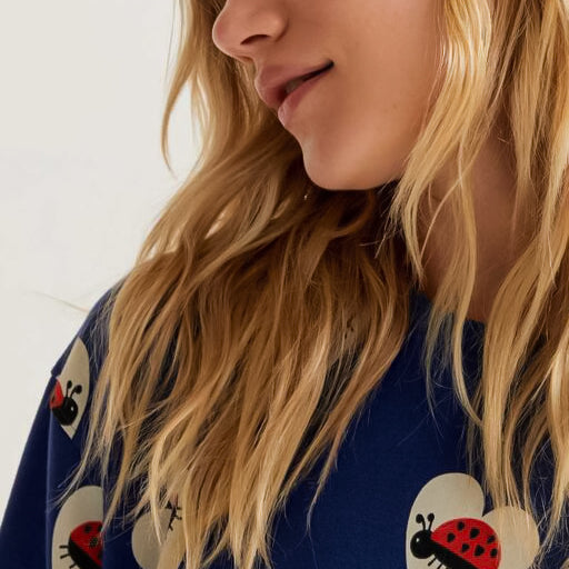 Coccinella print sweatshirt