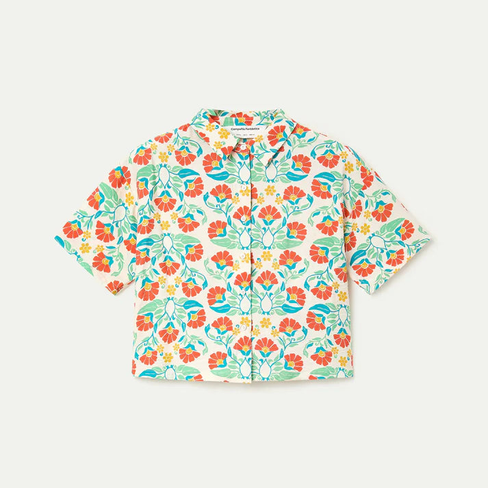 Camisa con estampado Small Royal