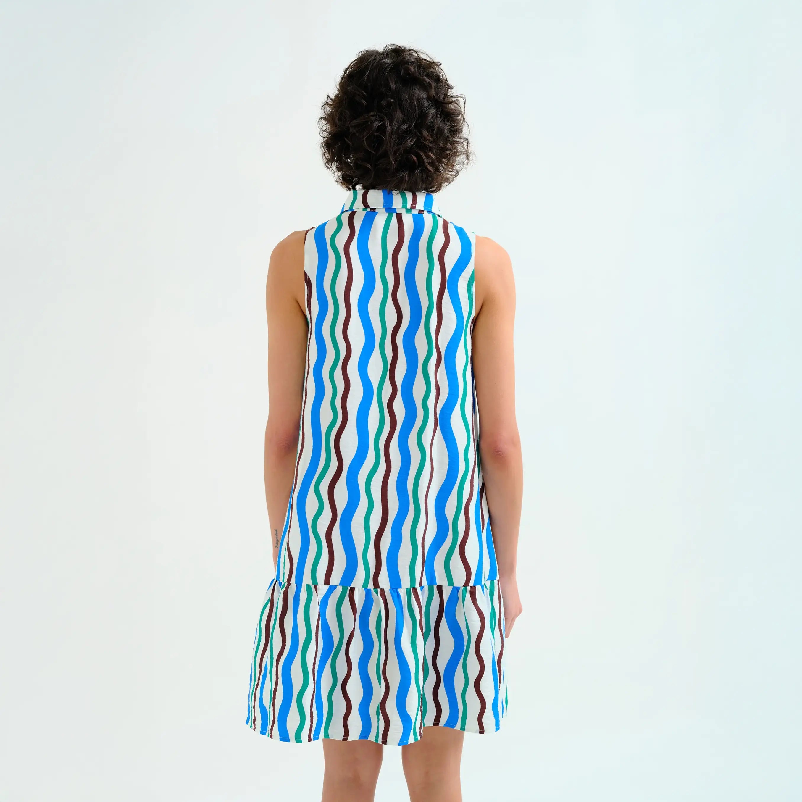 Vestido corto con estampado Sea & Mountain