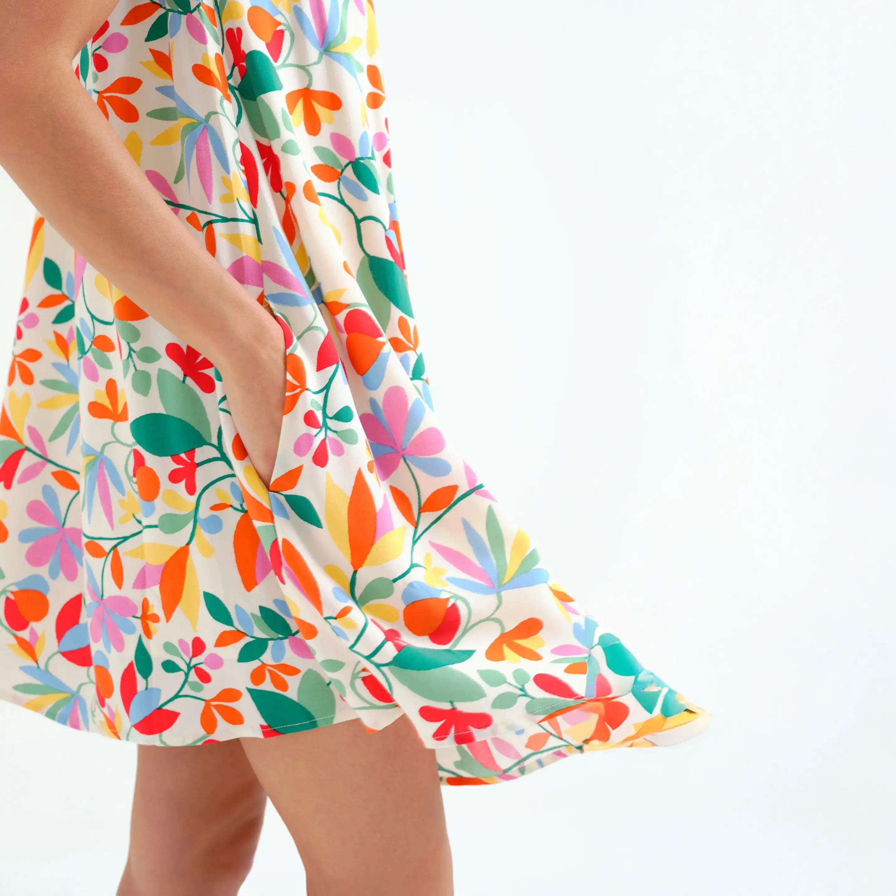 Vestido corto con estampado Lotto