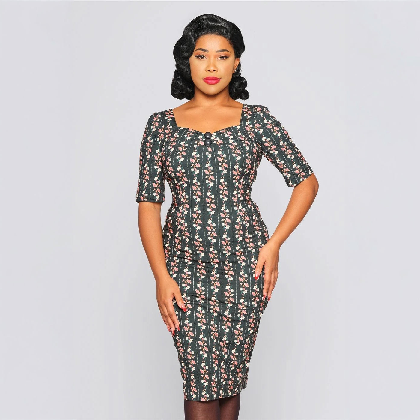 Vestido Midi Dolores Wallflower Pencil