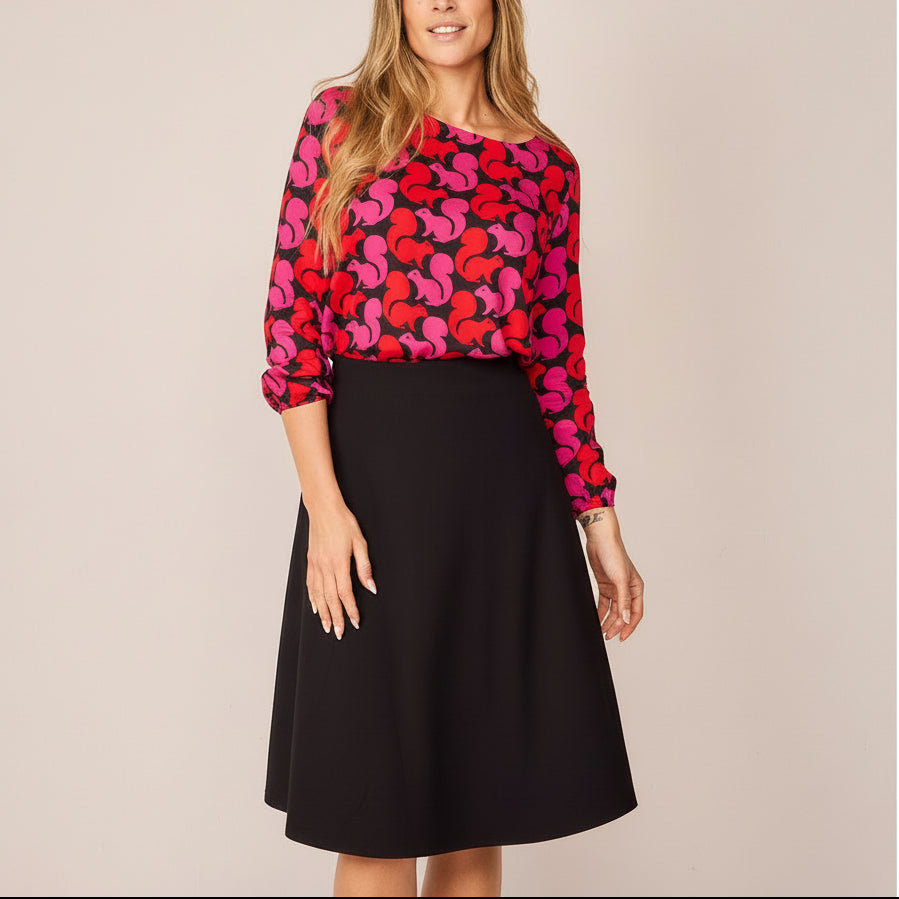Falda Agua negro
