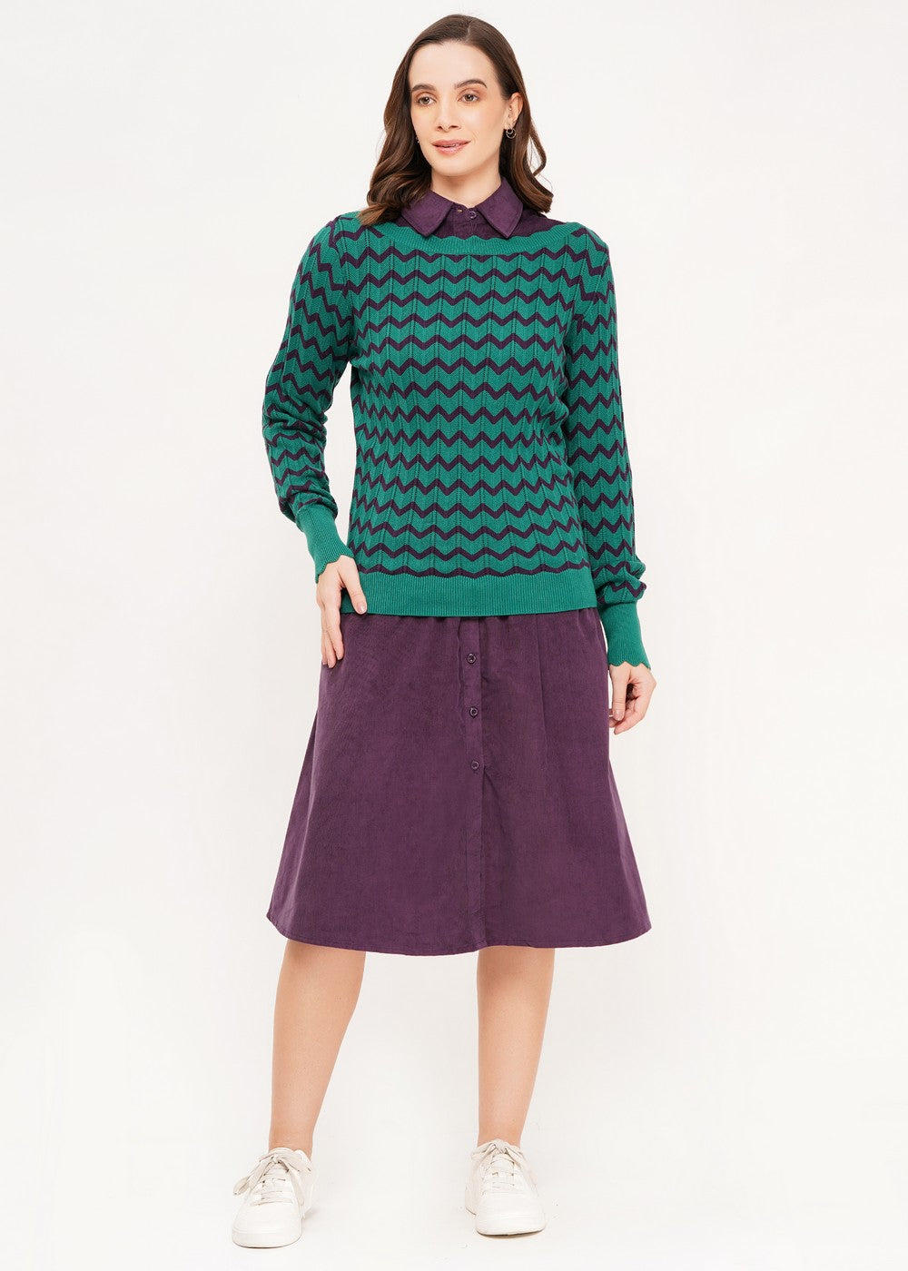 Jersey Forest Green & Purple