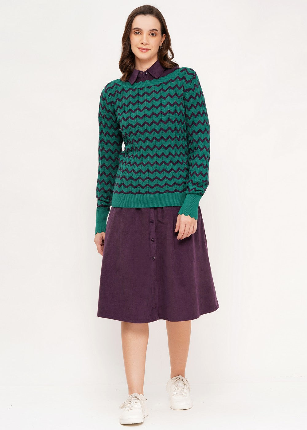 Jersey Forest Green & Purple