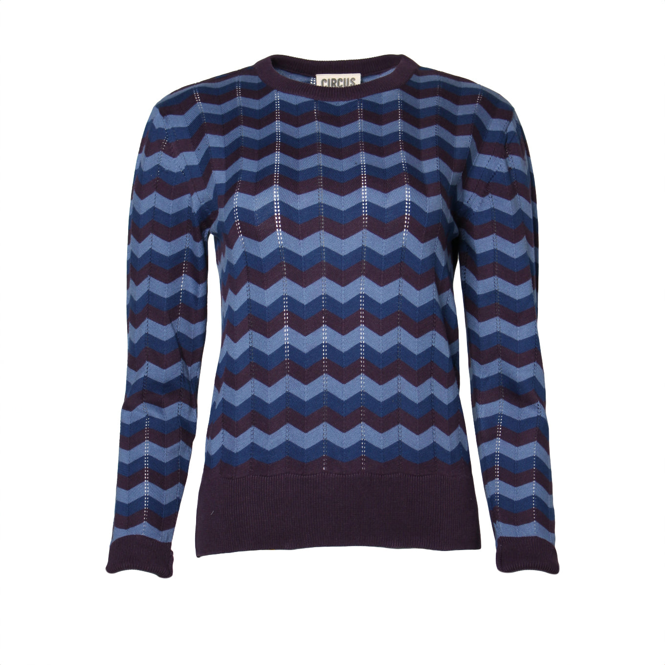 Jersey Zigzag Morado y Azul