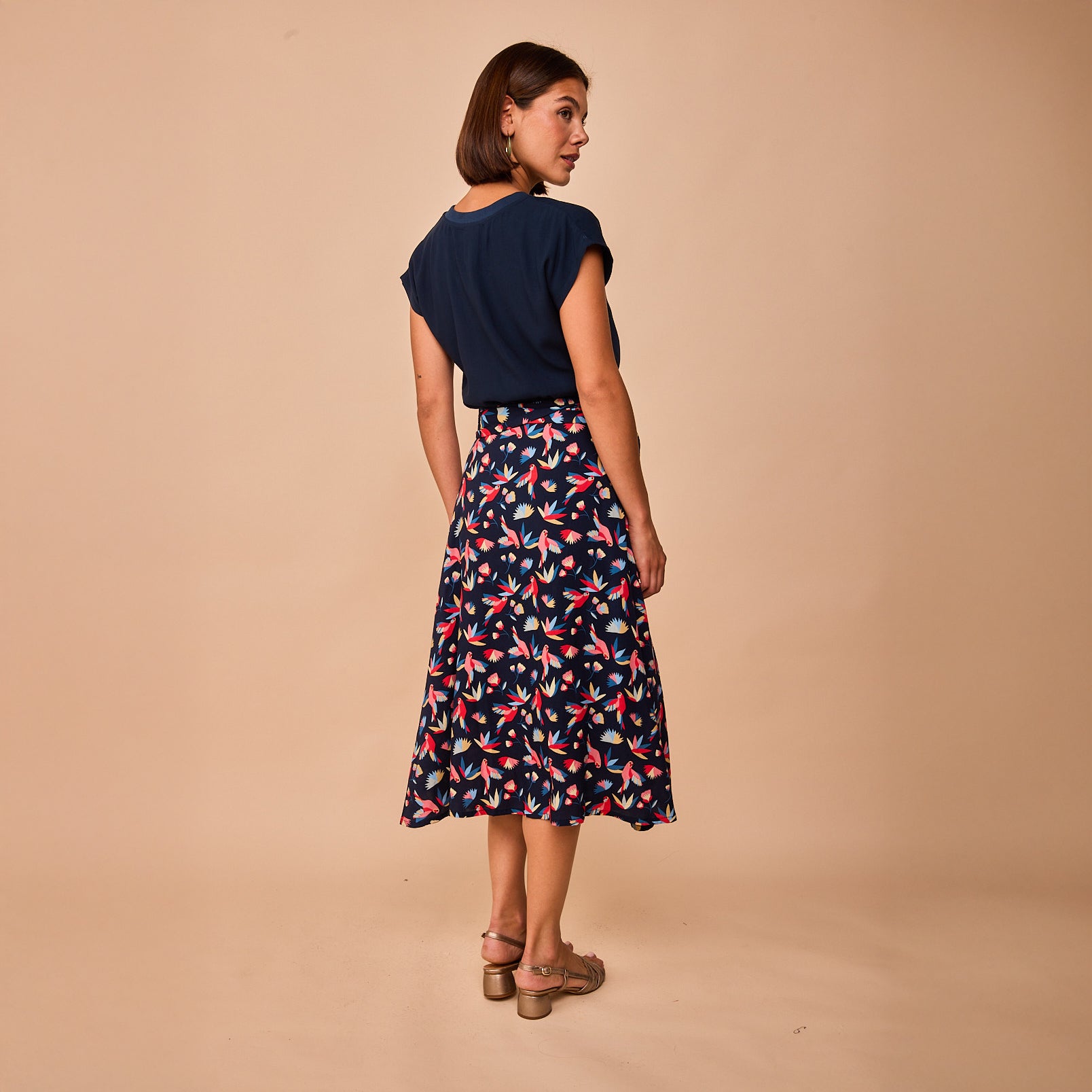 Falda Colindres Pájaros