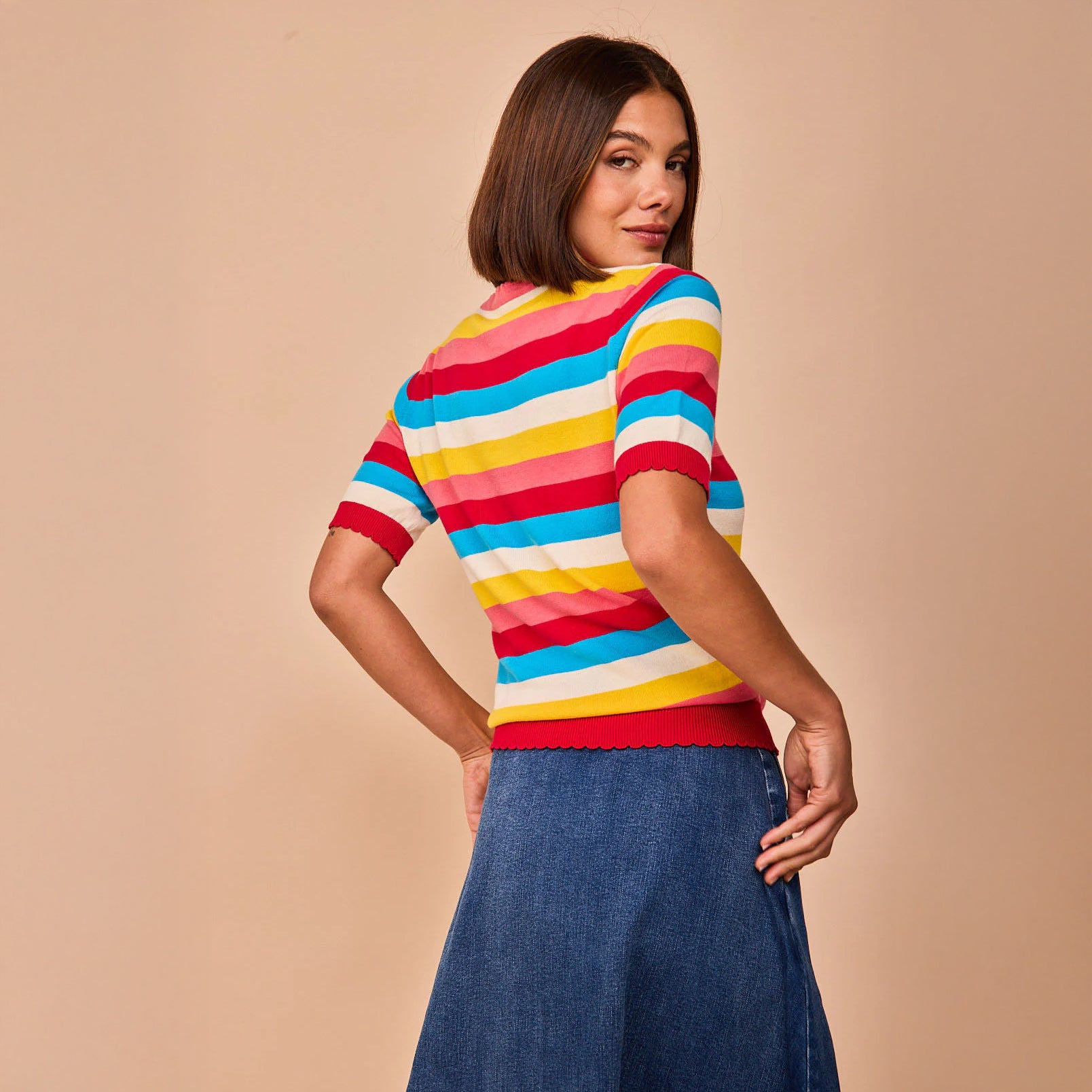 Top Barqueiro Arcoiris