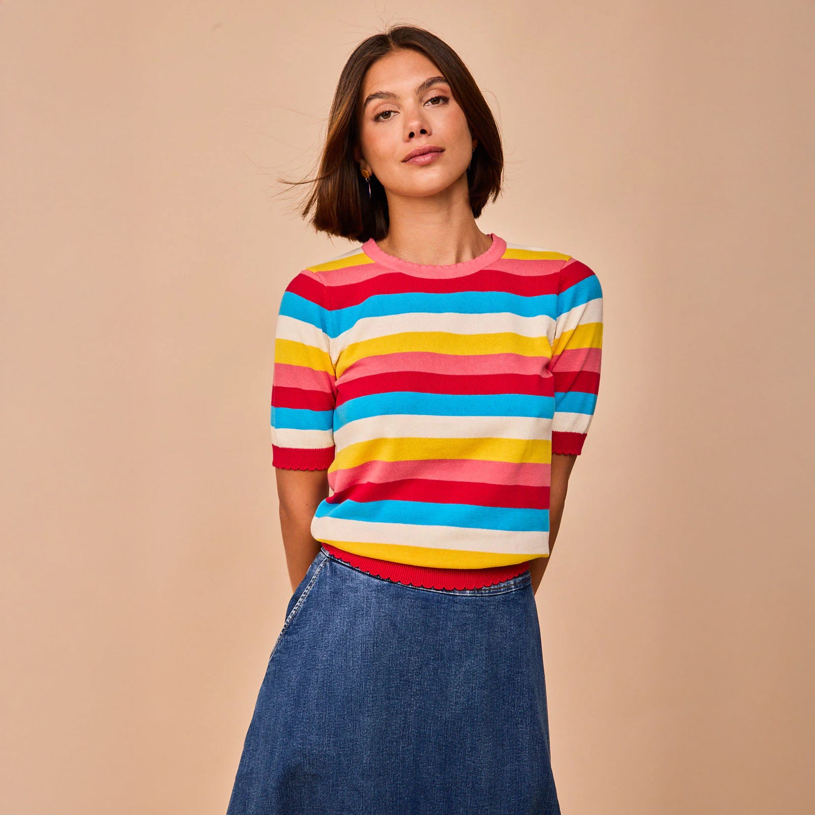 Top Barqueiro Arcoiris