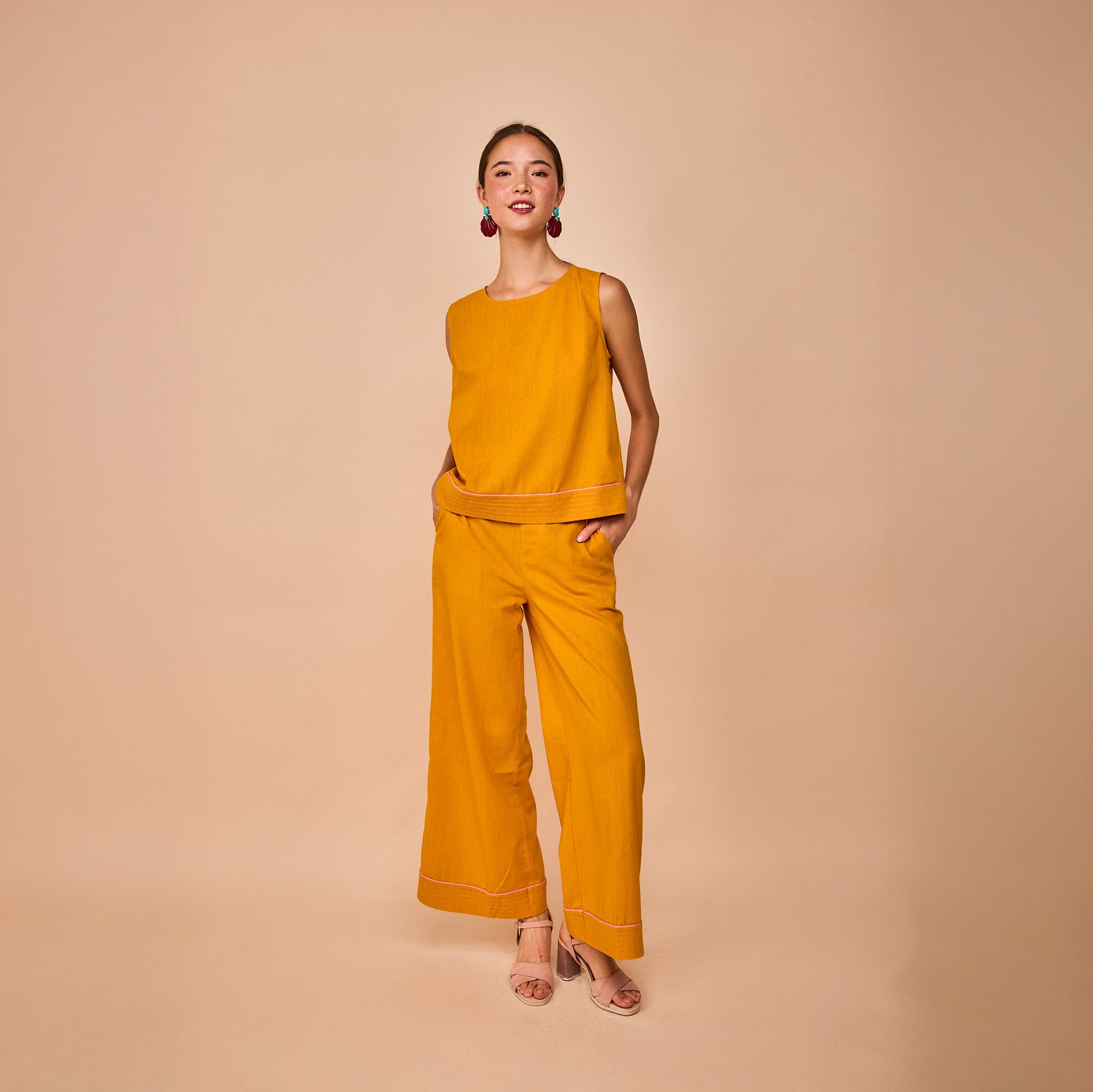 Pantalón Sopela Mostaza