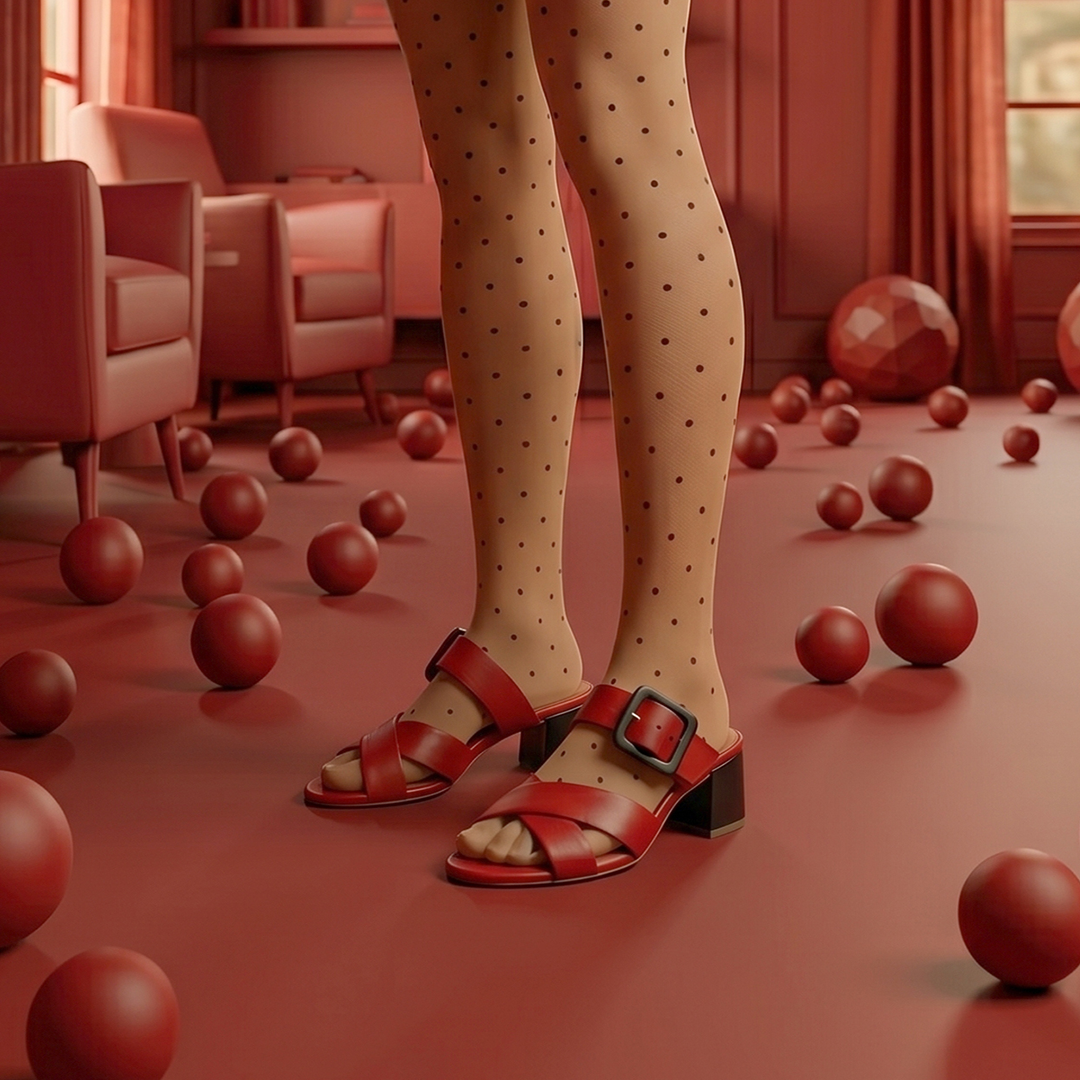 Tamara red and black