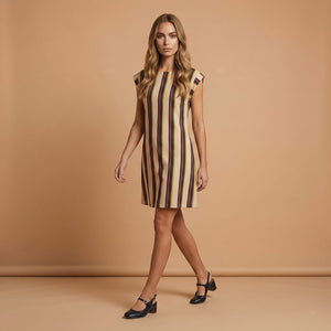 Vestido Corto Luanco Rayas