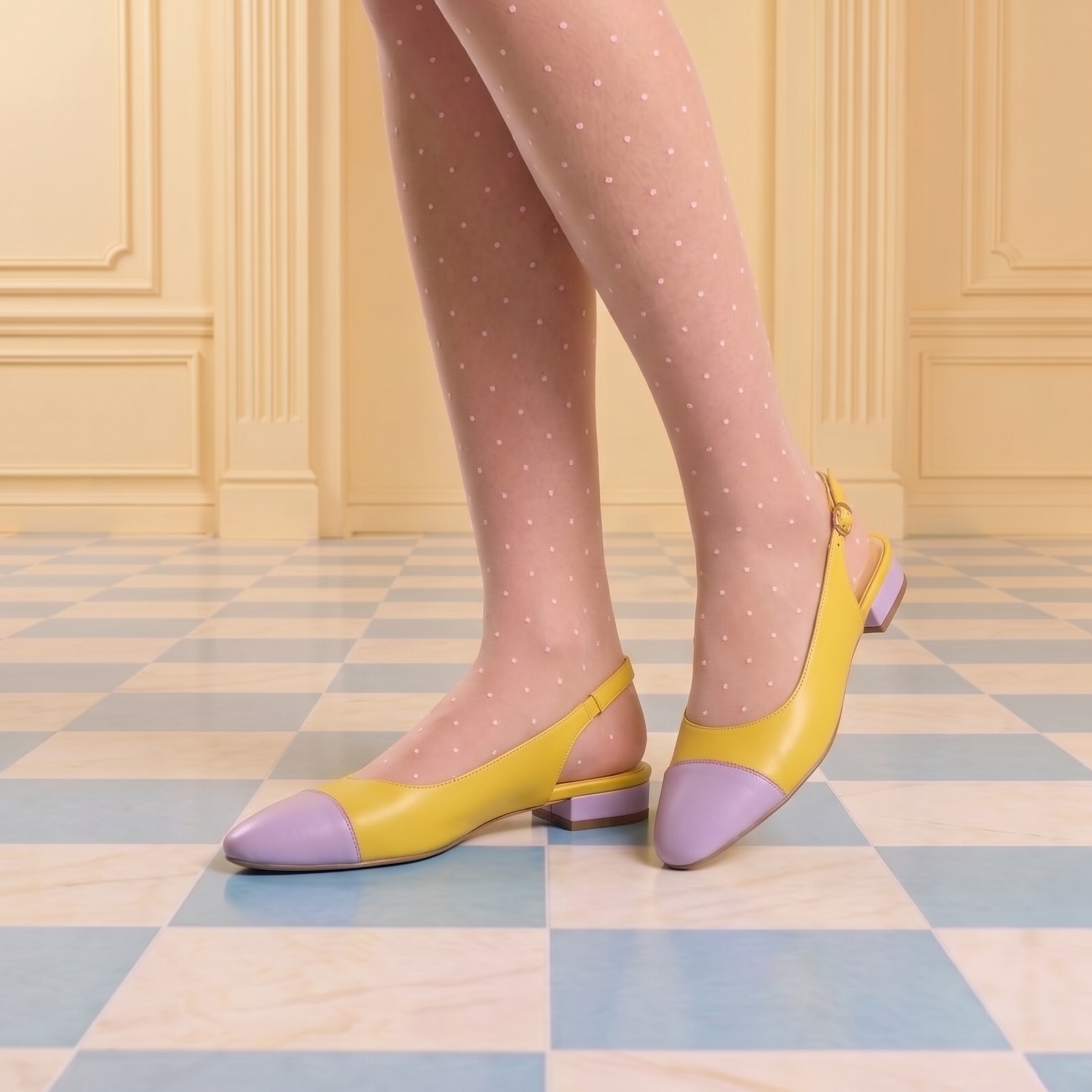 Aurora amarillo y lavanda