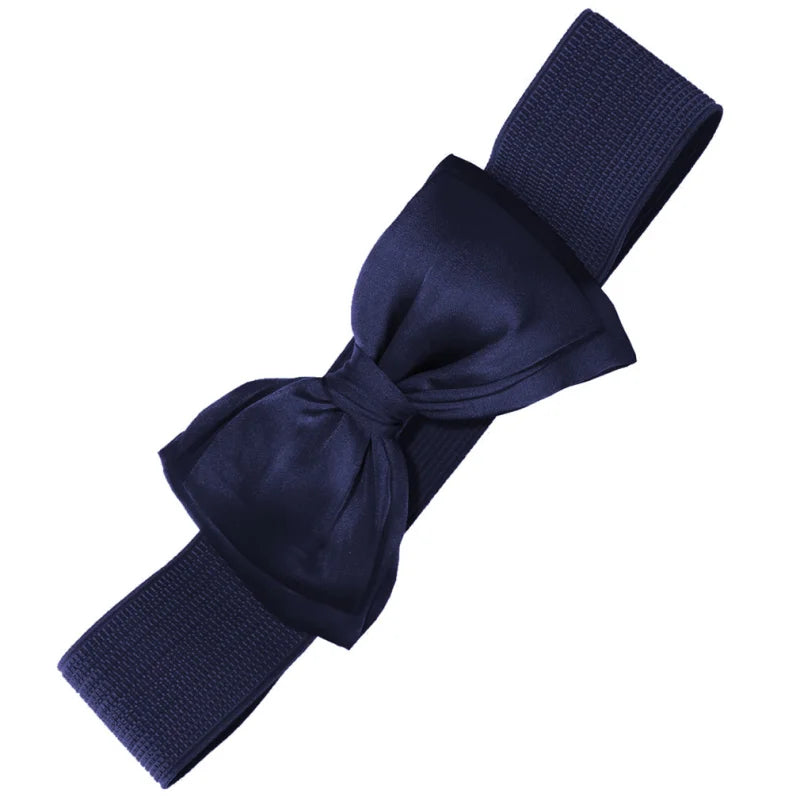 Cinturon Bella lazo azul marino