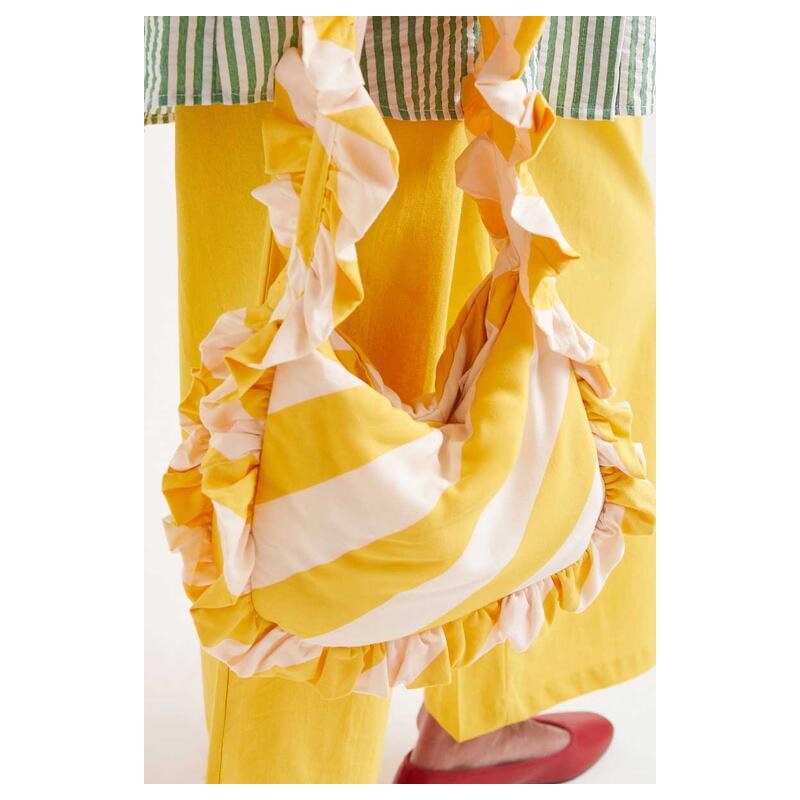 Sac à rayures jaunes