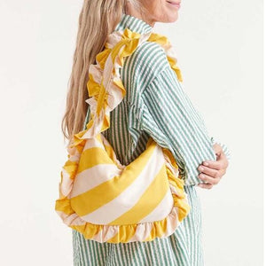 Bolso rayas amarillas
