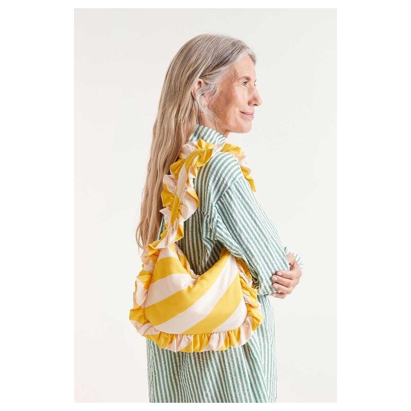 Sac à rayures jaunes