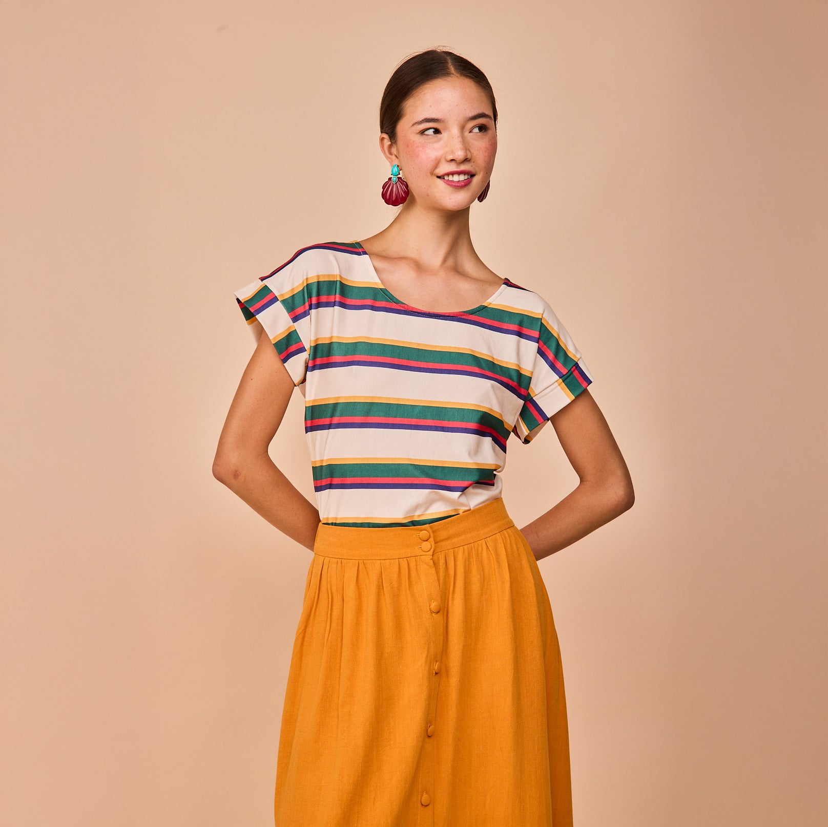 Camiseta Luaña Rayas