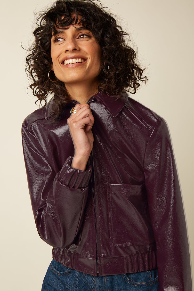 Chaqueta Isla Glitz rojo oporto