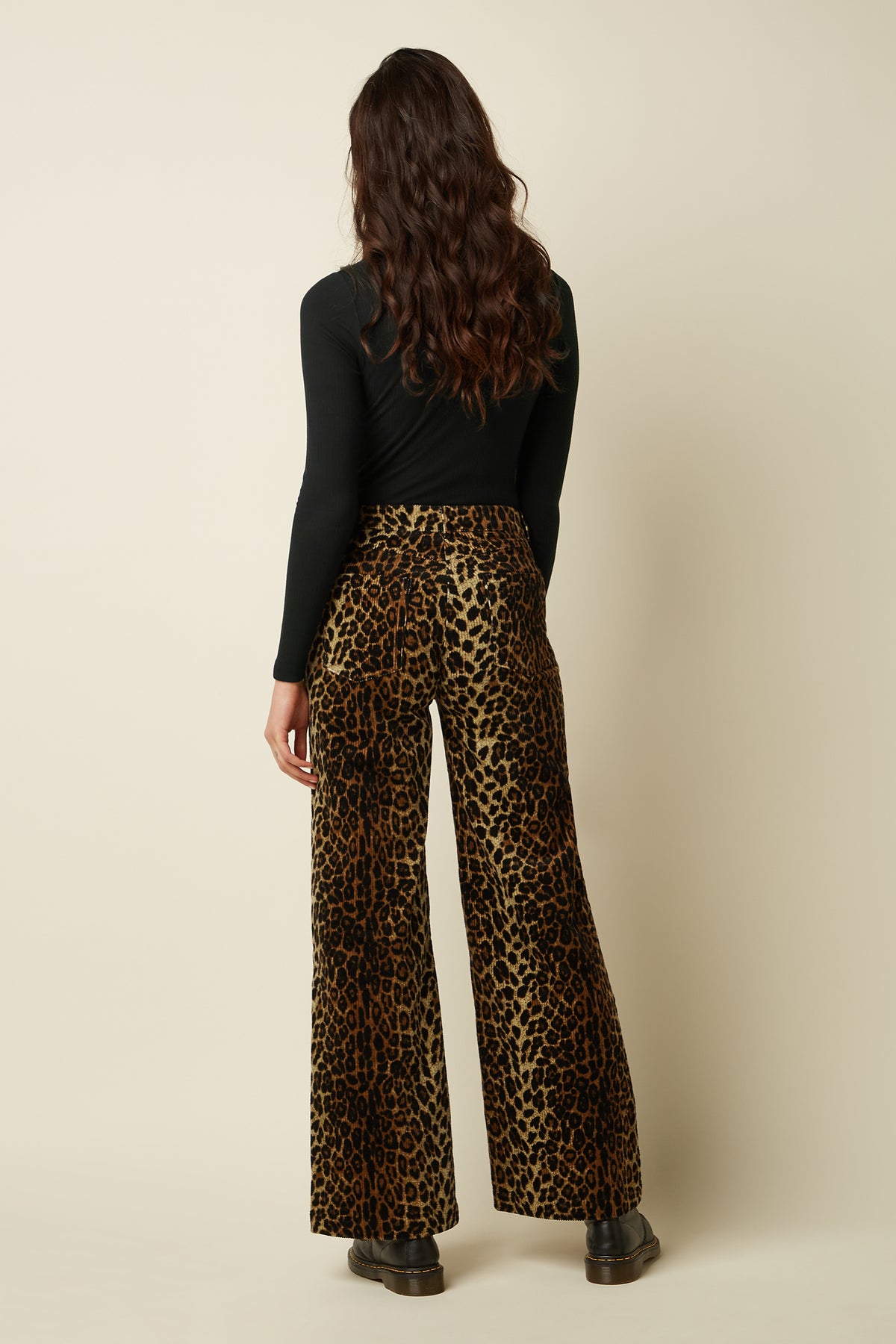 Pantalón Paige de pana natural