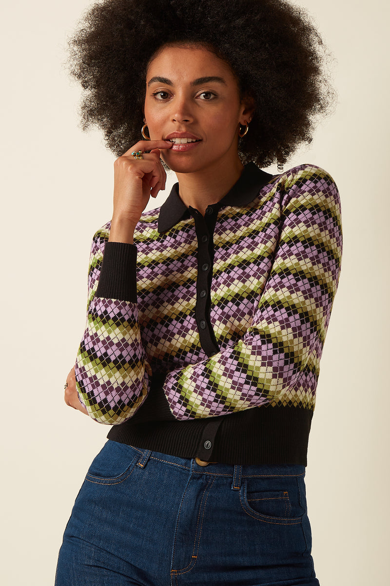 Cárdigan Sofie Chicago negro