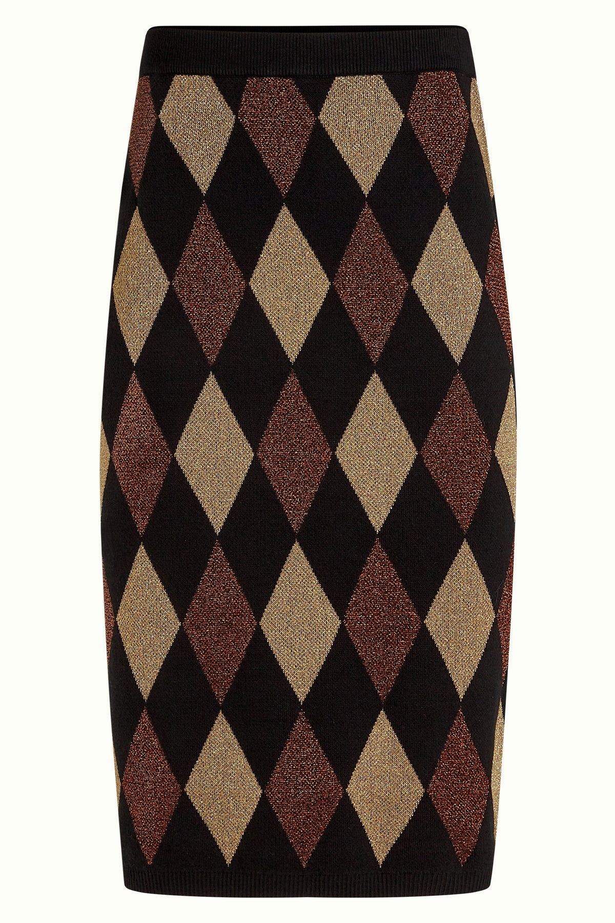 Falda midi Glim negra