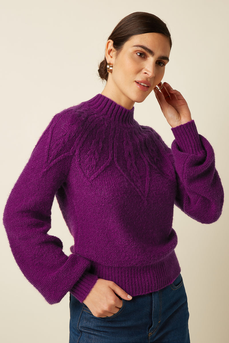 Jersey Joanie raglán Orcia morado