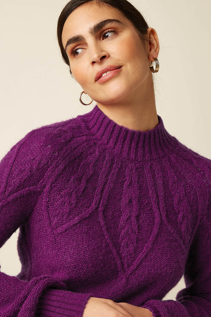 Jersey Joanie raglán Orcia morado