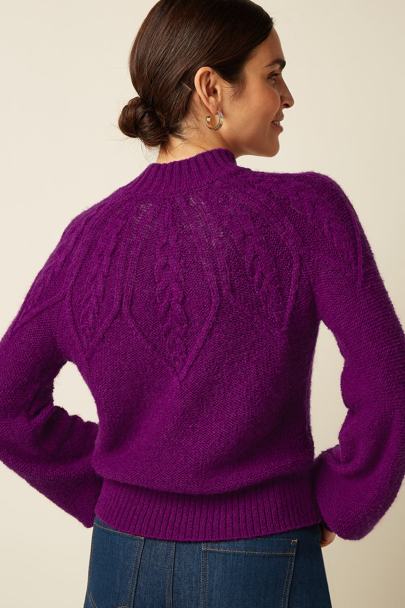 Jersey Joanie raglán Orcia morado