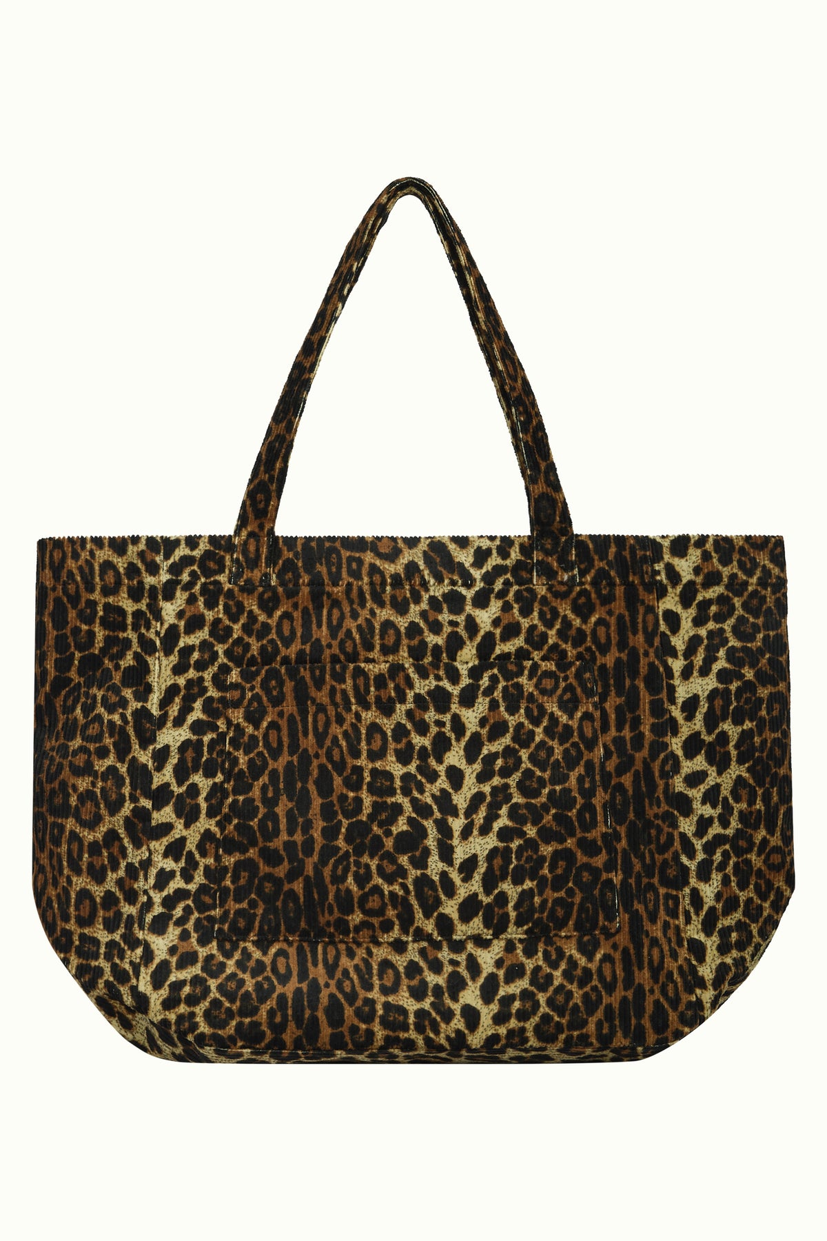 Bolso shopper de pana natural