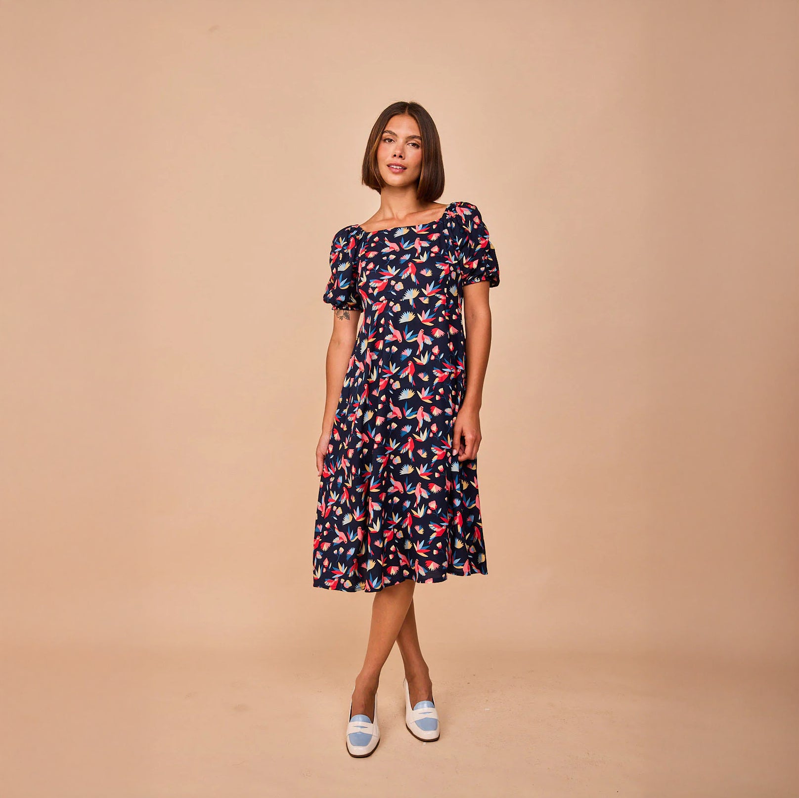 Vestido Berros Pájaros